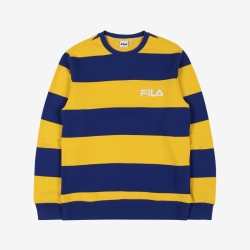 Fila Color Stripe - Miesten Hoodie - Keltainen | FI-85227